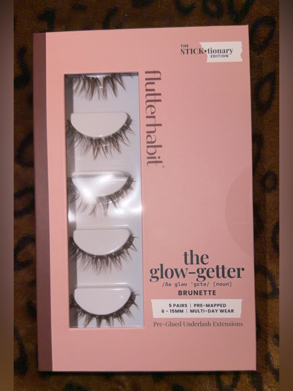 FlutterHabit The Glow-Getter Brunette Pre-Glued Lashes w/ Protecht